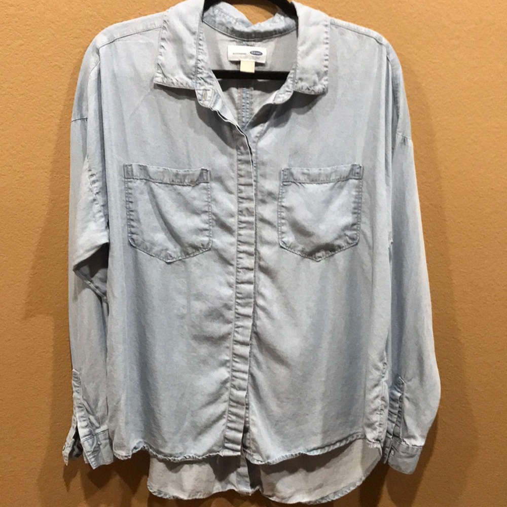 Light Denim Button Down Shirt